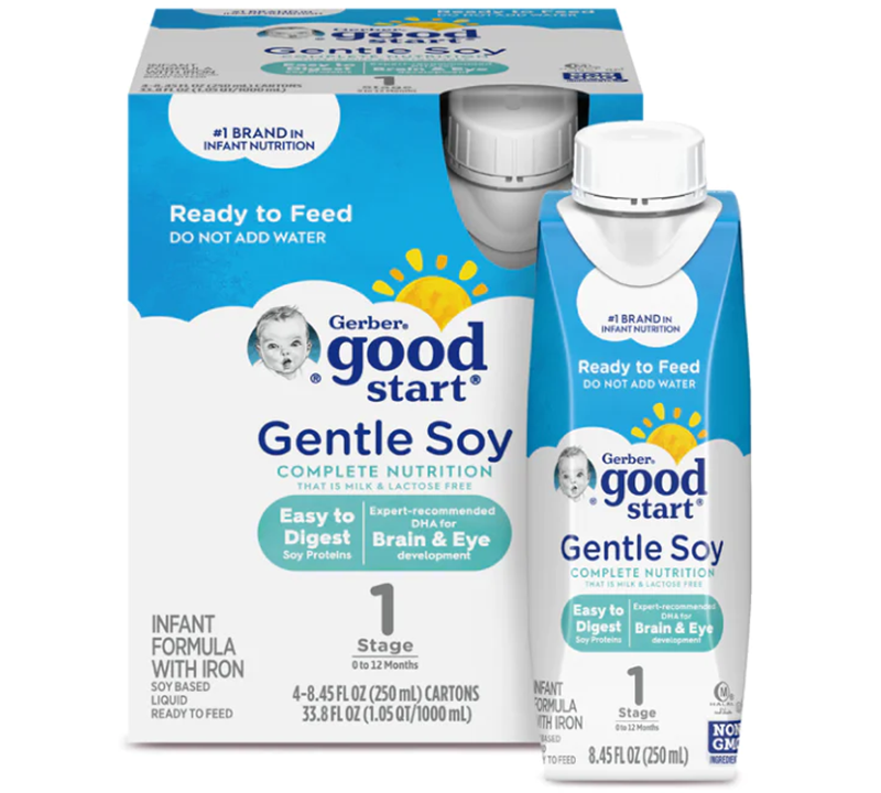 Gerber gentle premade hot sale bottles